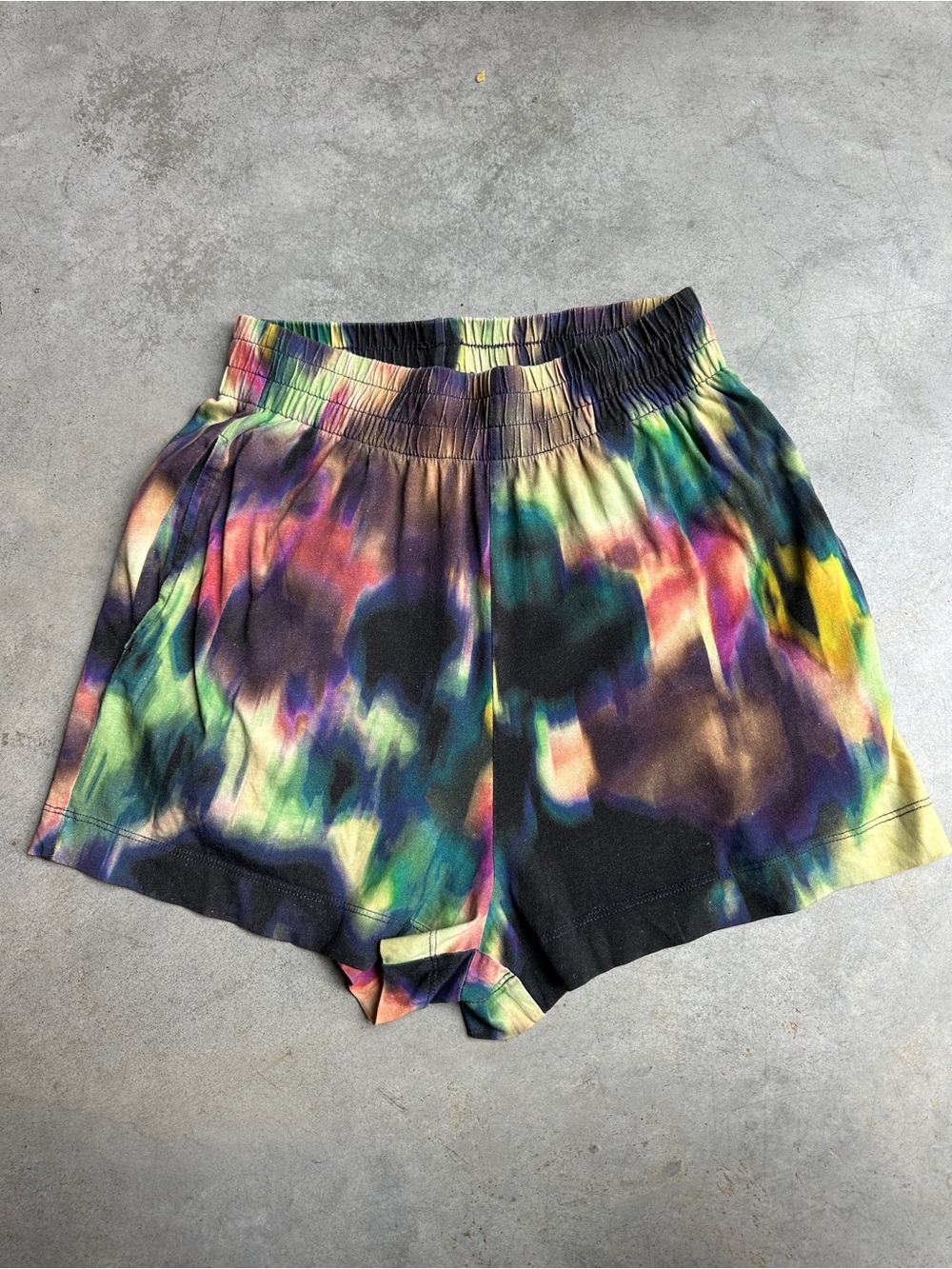 Dries Van Noten Multicolor Tie-Dye Athletic Shorts